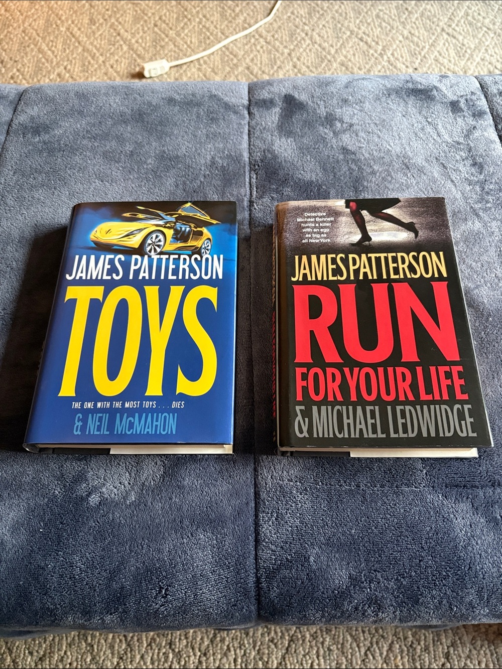 James Patterson RUN & TOYS Hardcover Book Set